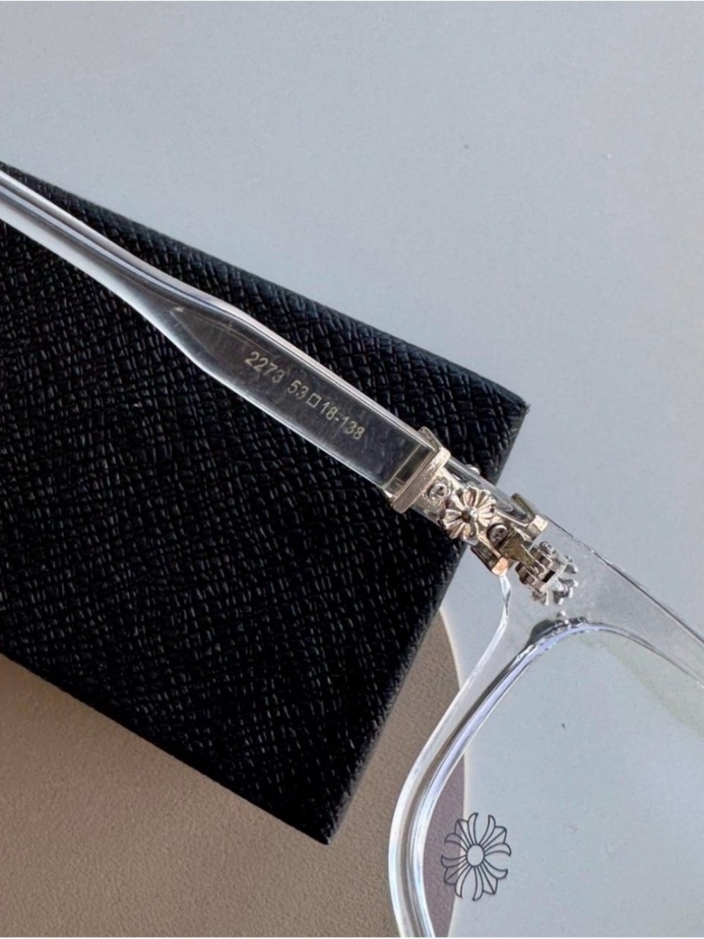 Chrome Hearts Clear with Logo and Silver Hardware - Picture 4 of 4